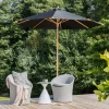 Fjôrd Parasol Cerox Zwart 270cm