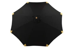 Fjôrd Parasol Cerox Zwart 270cm