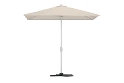 Fjôrd Parasol Leeds Staal Beige 3x3m