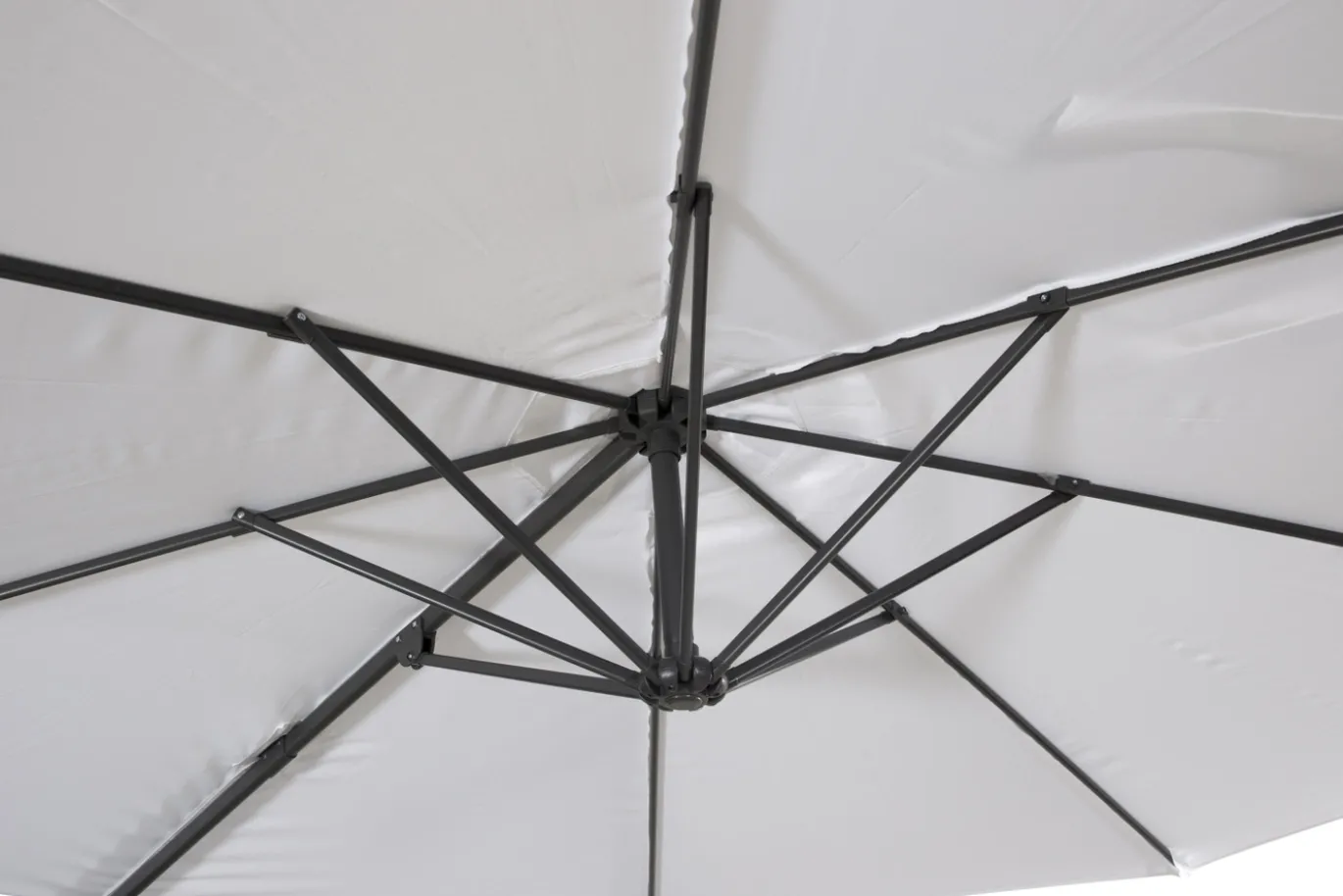 Fjôrd Parasol Leeds Wit ø300cm