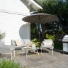 Fjôrd Parasol Palmetto Grijs ø270cm
