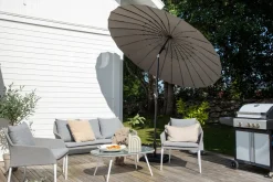 Fjôrd Parasol Palmetto Grijs ø270cm