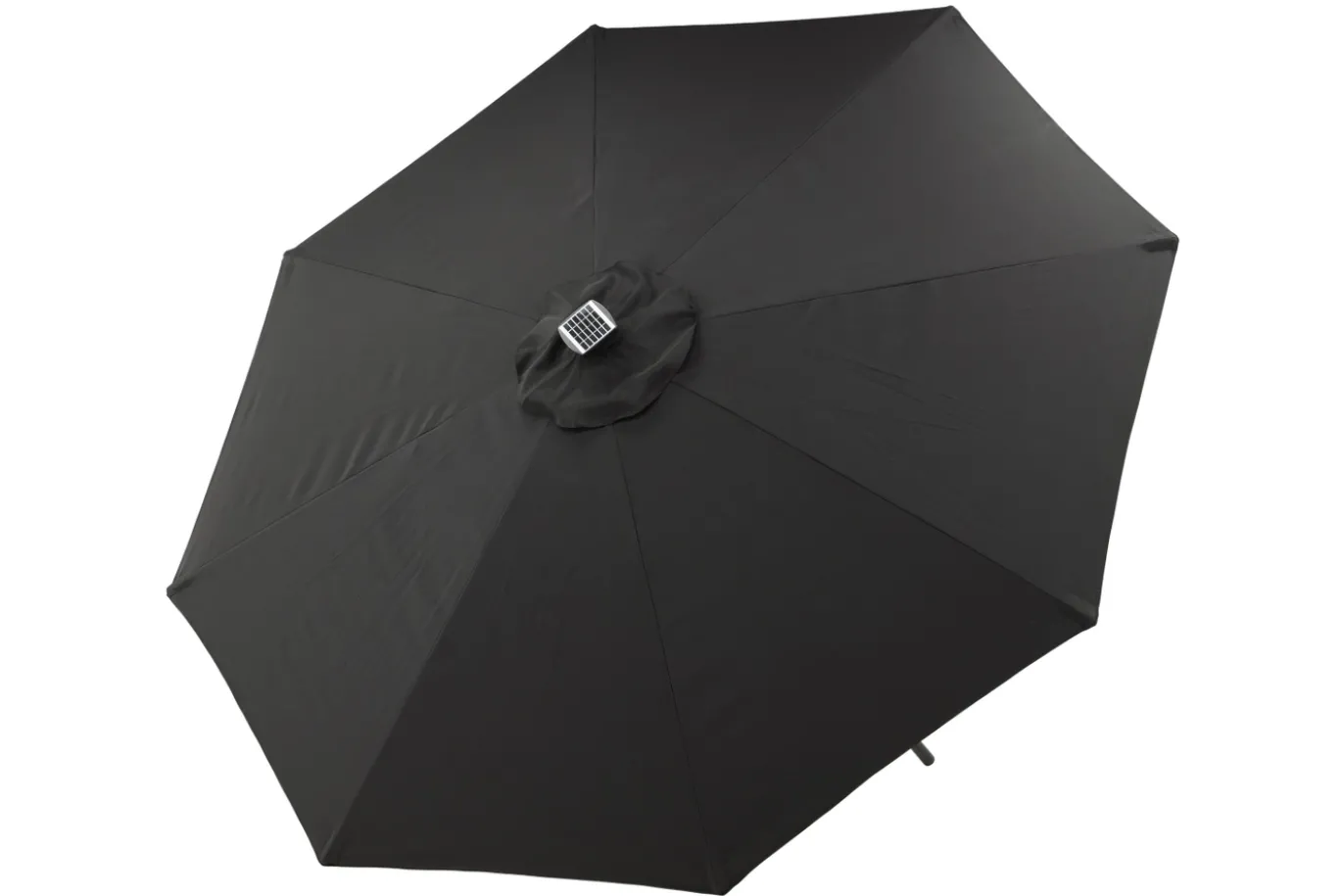 Fjôrd Parasol Sabal Met Led- Zwart 270cm