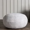Fjôrd Poef Bologna Lichtgrijs Teddy