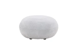 Fjôrd Poef Bologna Lichtgrijs Teddy