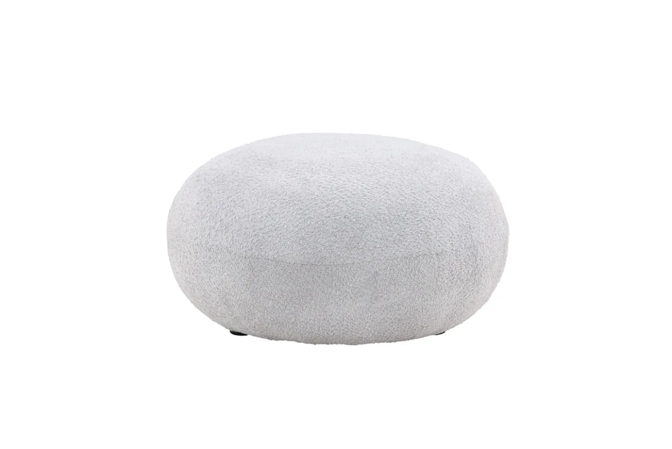 Fjôrd Poef Bologna Lichtgrijs Teddy