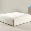 Fjôrd Poef Davie 100x100 Beige Fleece