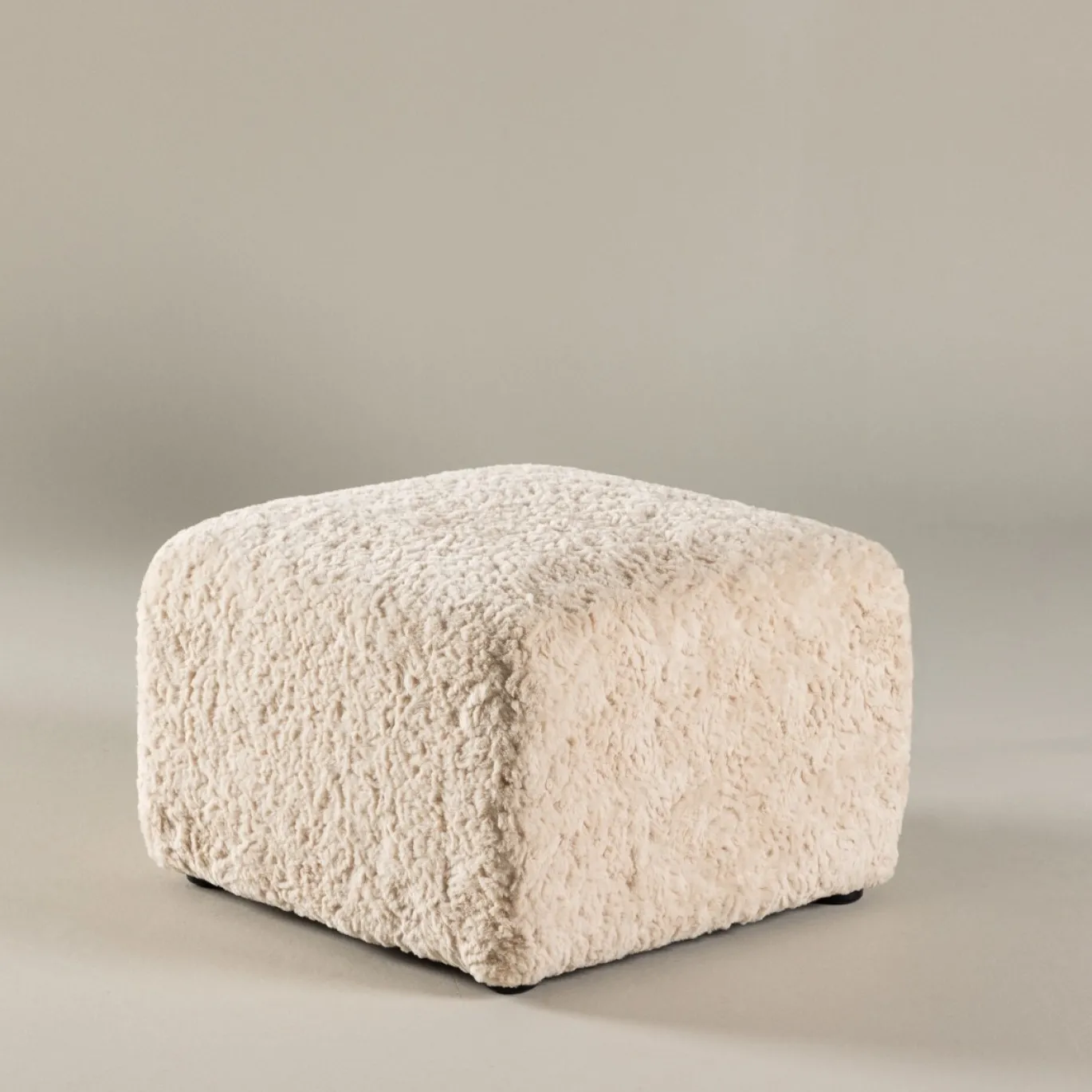 Fjôrd Poef Frankie Beige 50x50cm