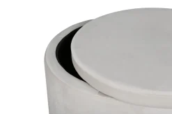 Fjôrd Poef Met Opbergruimte Dunken Beige Velvet