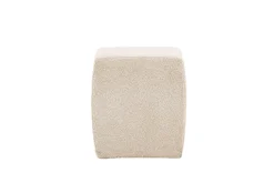 Fjôrd Poef Neapel Beige Bouclé