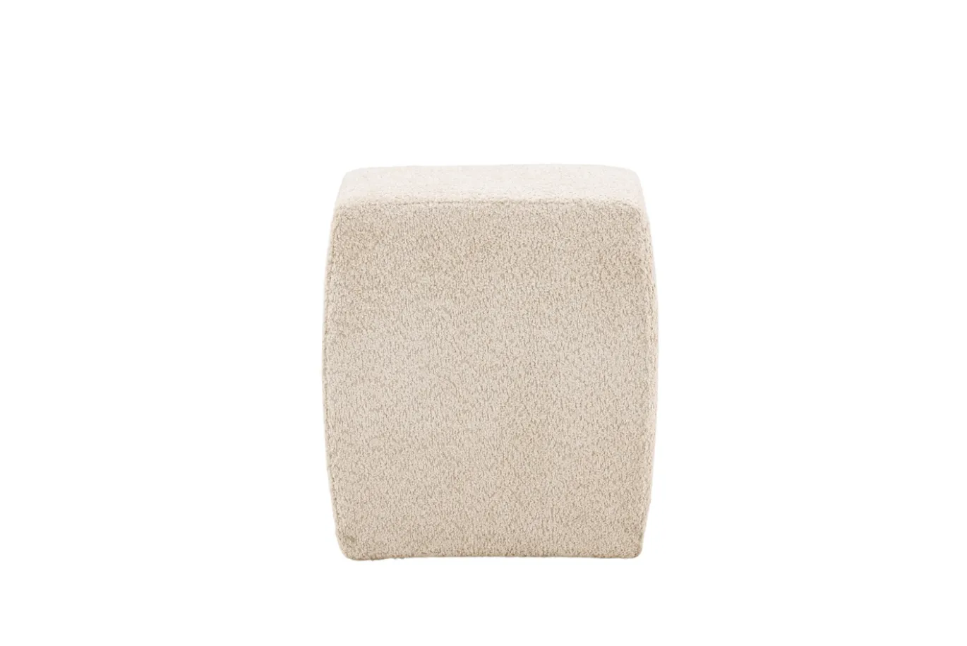 Fjôrd Poef Neapel Beige Bouclé