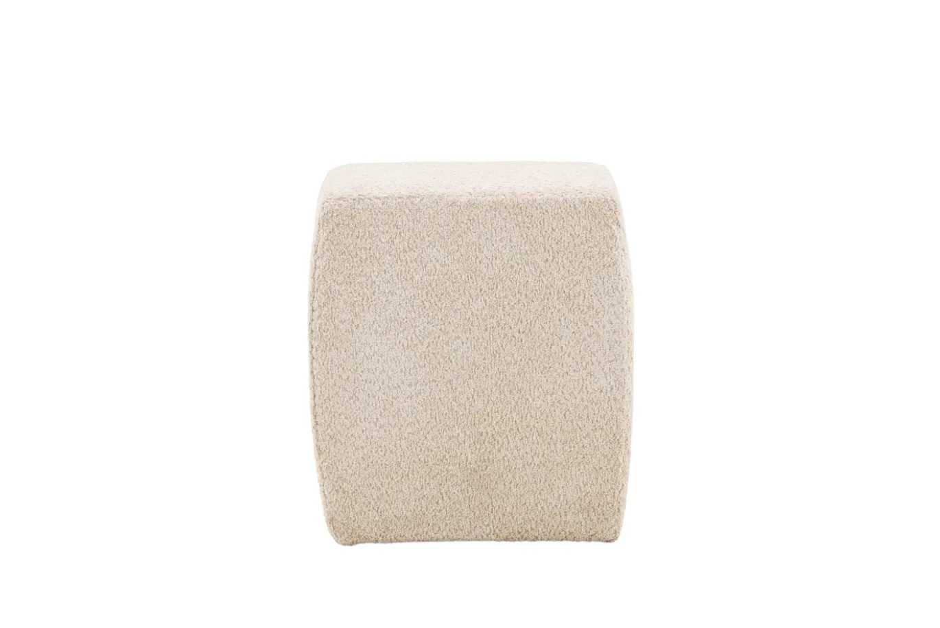 Fjôrd Poef Neapel Beige Bouclé