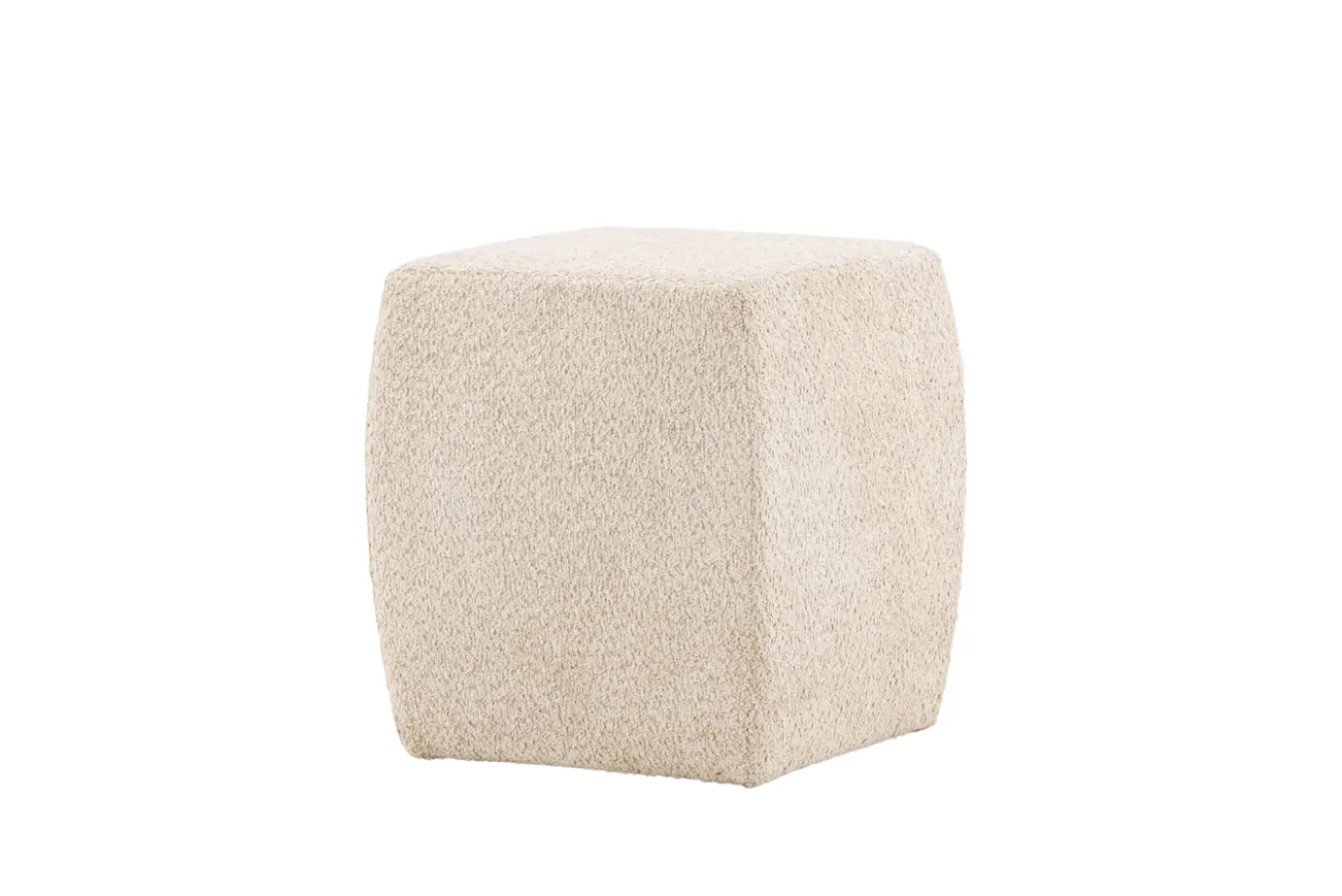 Fjôrd Poef Neapel Beige Bouclé