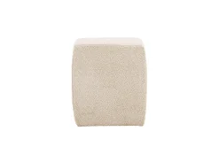 Fjôrd Poef Neapel Beige Bouclé