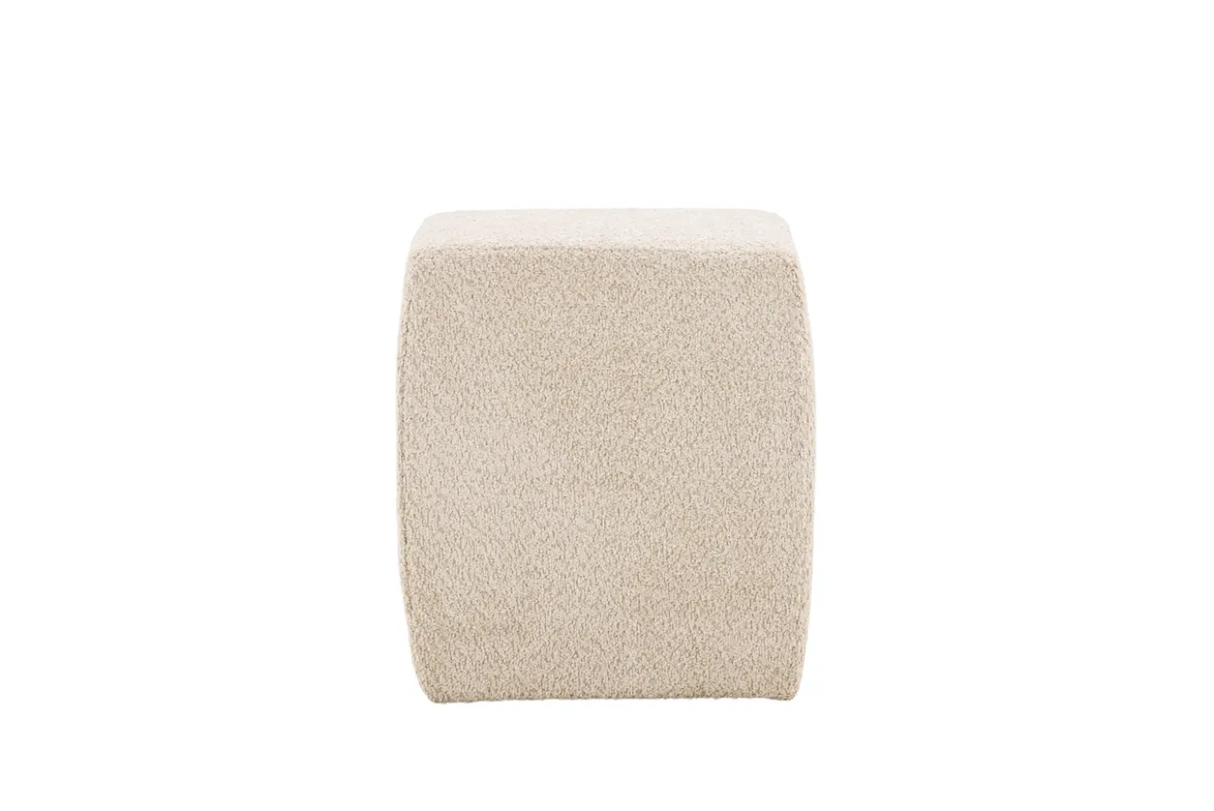 Fjôrd Poef Neapel Beige Bouclé