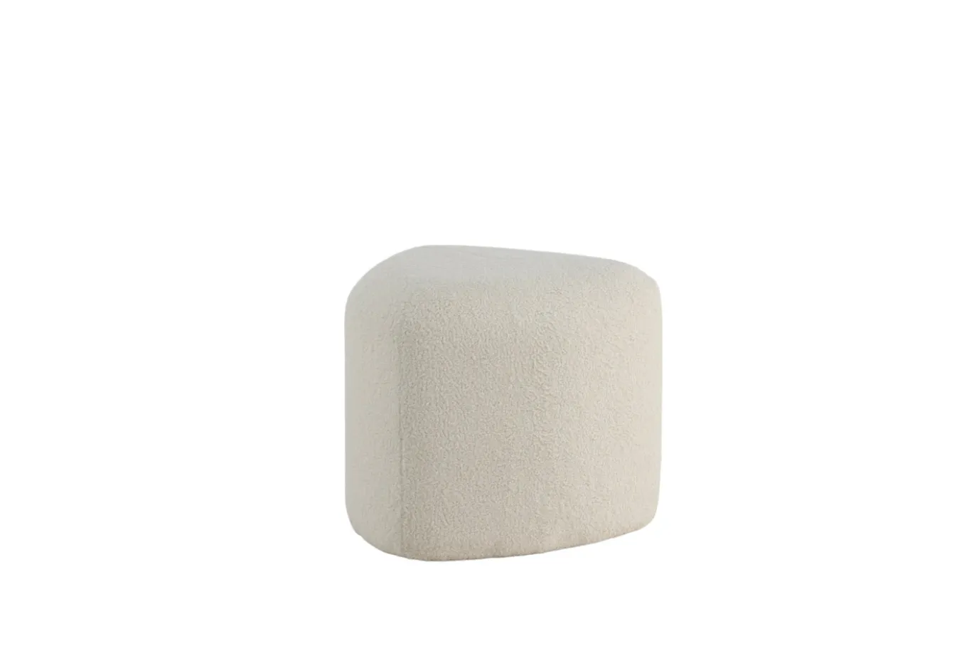 Fjôrd Poef Peg Wit ø46cm