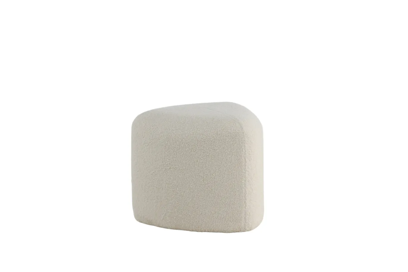 Fjôrd Poef Peg Wit ø46cm