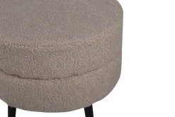 Fjôrd Poef Pot Beige ø40cm