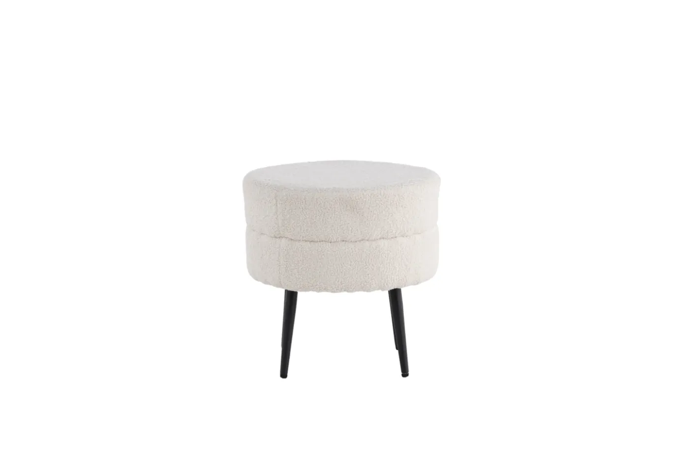 Fjôrd Poef Pot Wit ø40cm