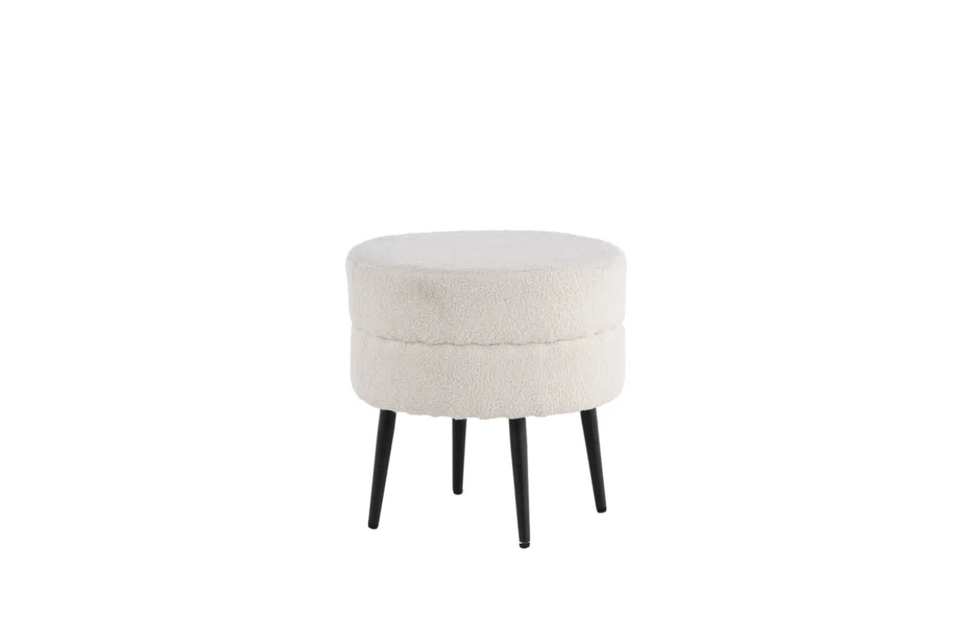 Fjôrd Poef Pot Wit ø40cm