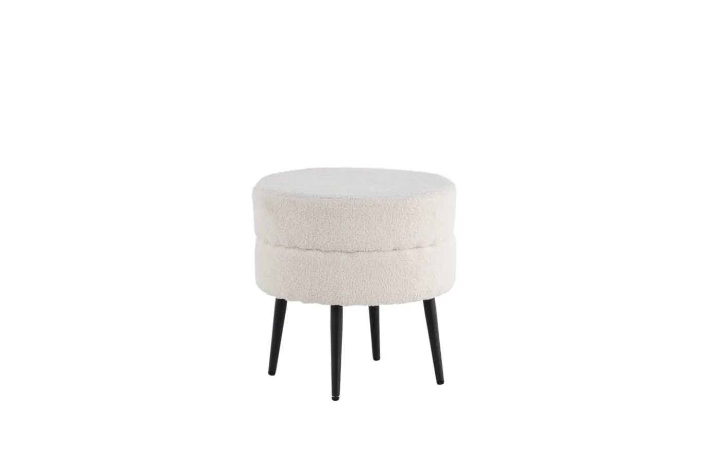 Fjôrd Poef Pot Wit ø40cm