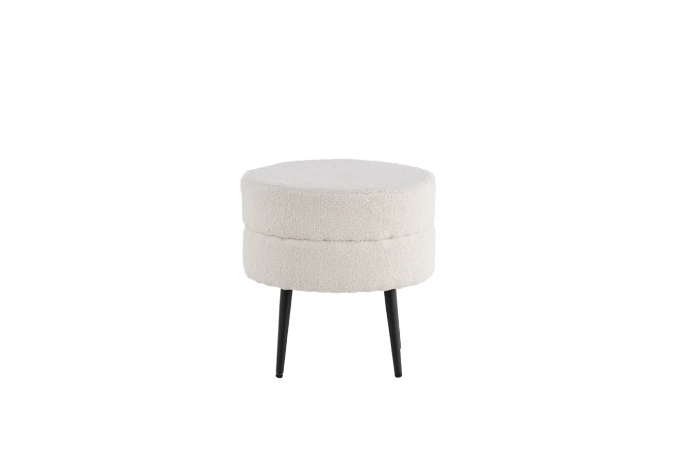 Fjôrd Poef Pot Wit ø40cm