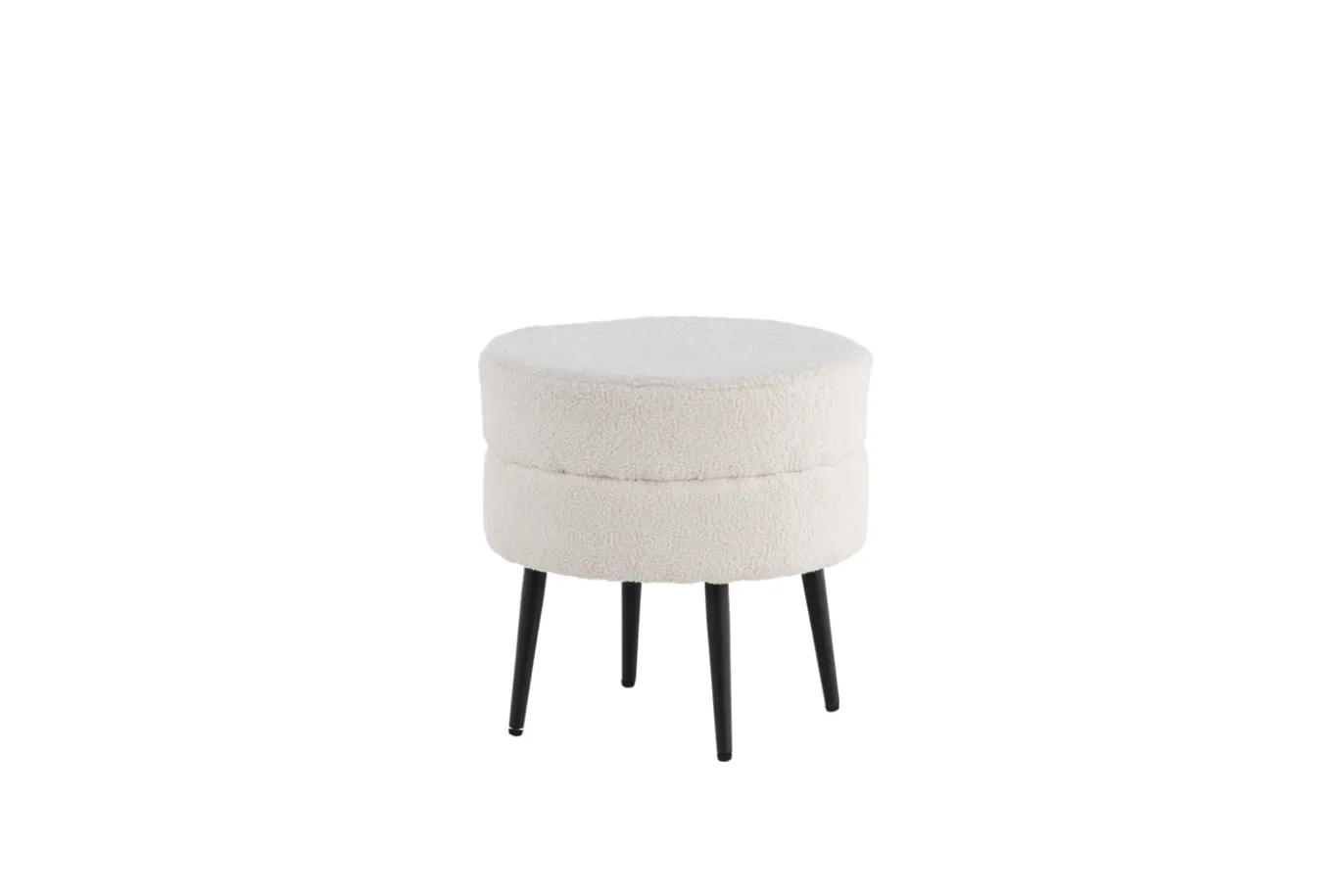 Fjôrd Poef Pot Wit ø40cm