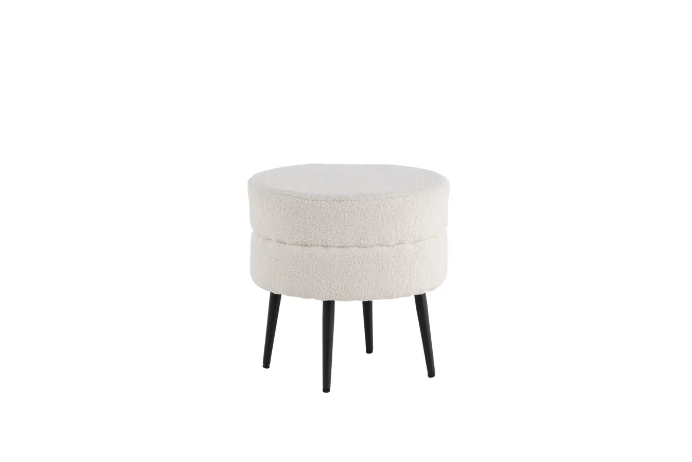 Fjôrd Poef Pot Wit ø40cm
