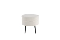 Fjôrd Poef Pot Wit ø40cm