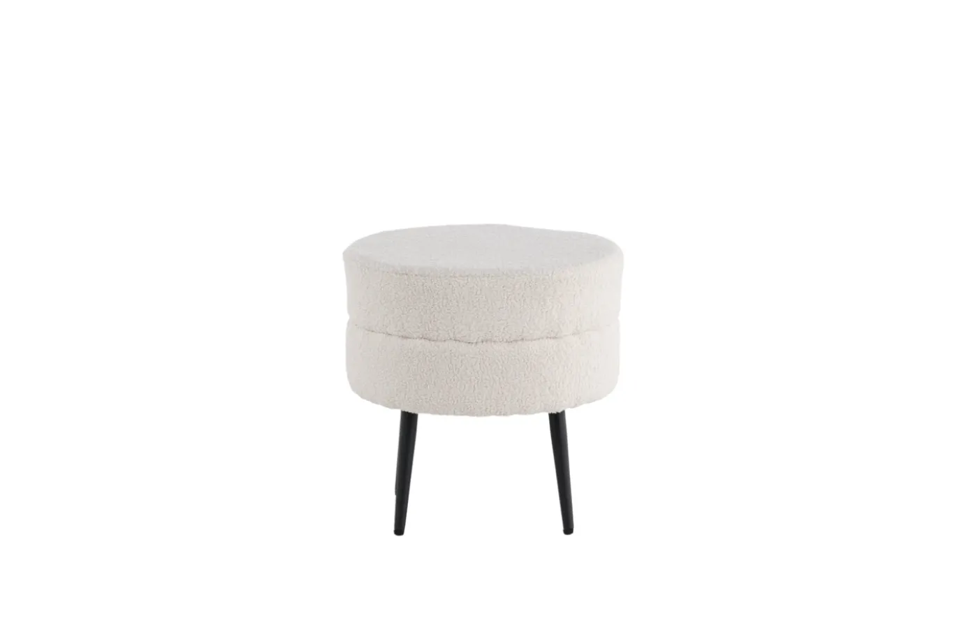 Fjôrd Poef Pot Wit ø40cm