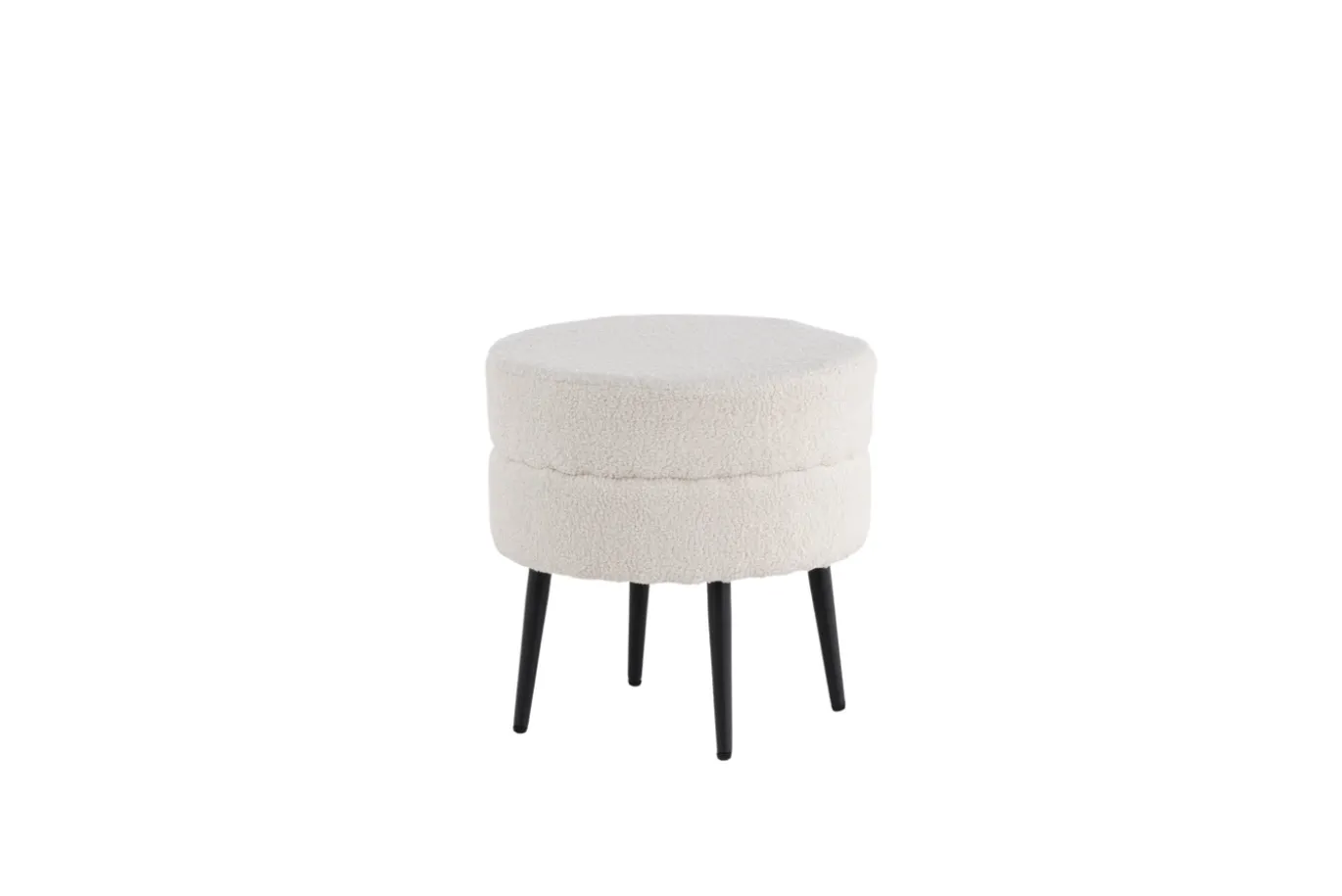 Fjôrd Poef Pot Wit ø40cm