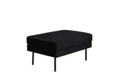 Fjôrd Poef Zoom Zwart Velvet