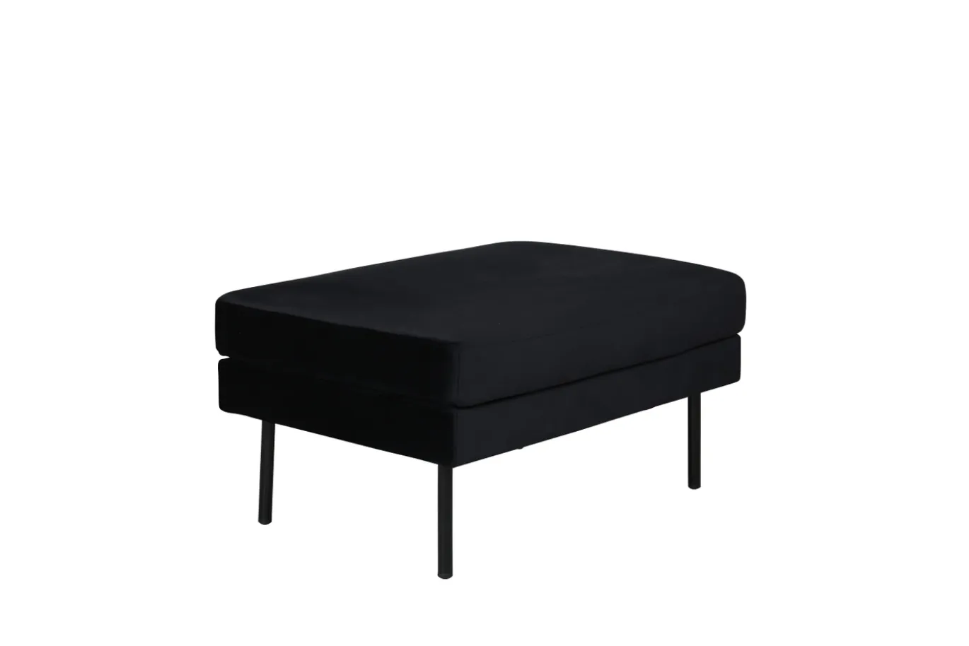 Fjôrd Poef Zoom Zwart Velvet