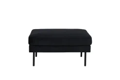 Fjôrd Poef Zoom Zwart Velvet