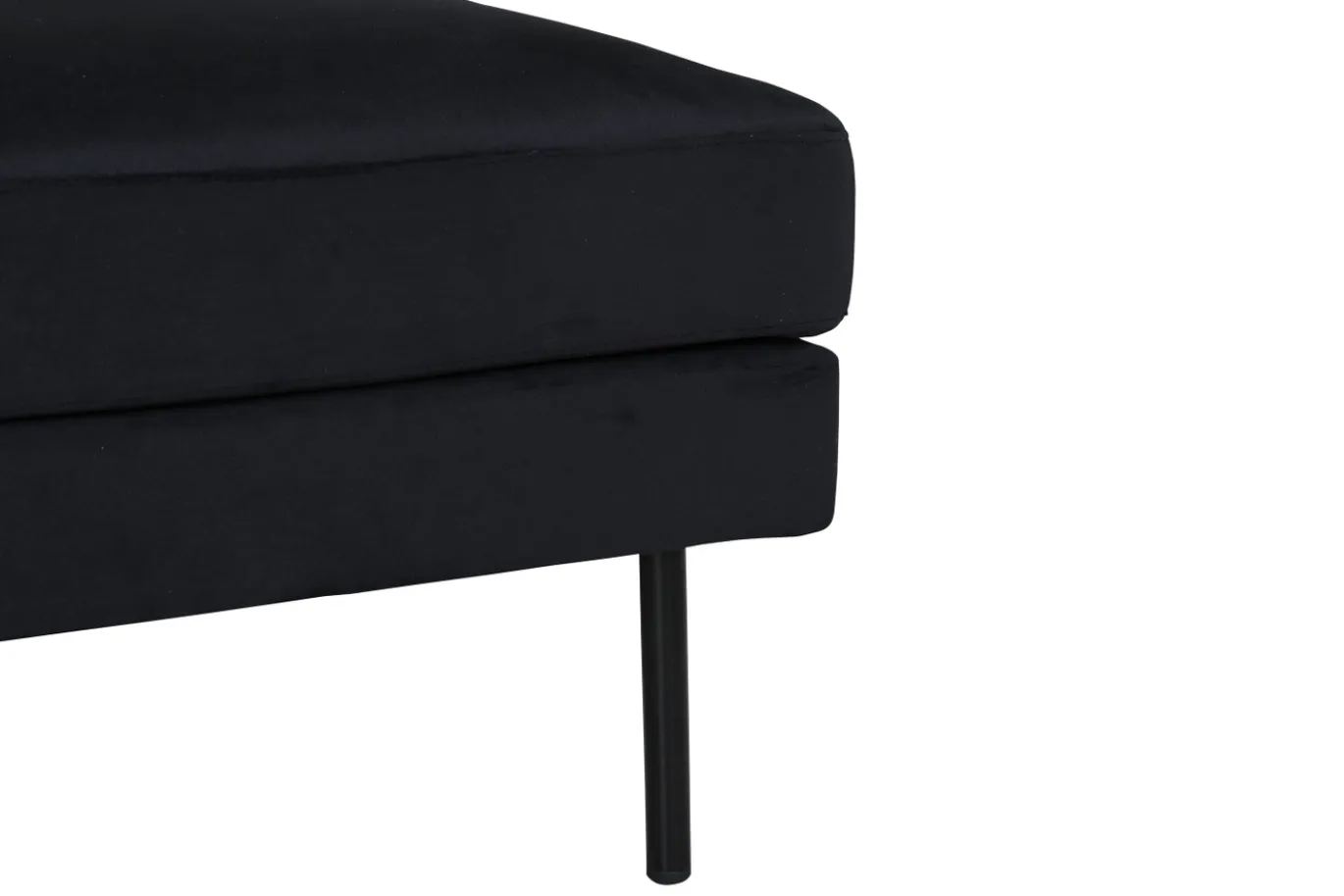 Fjôrd Poef Zoom Zwart Velvet
