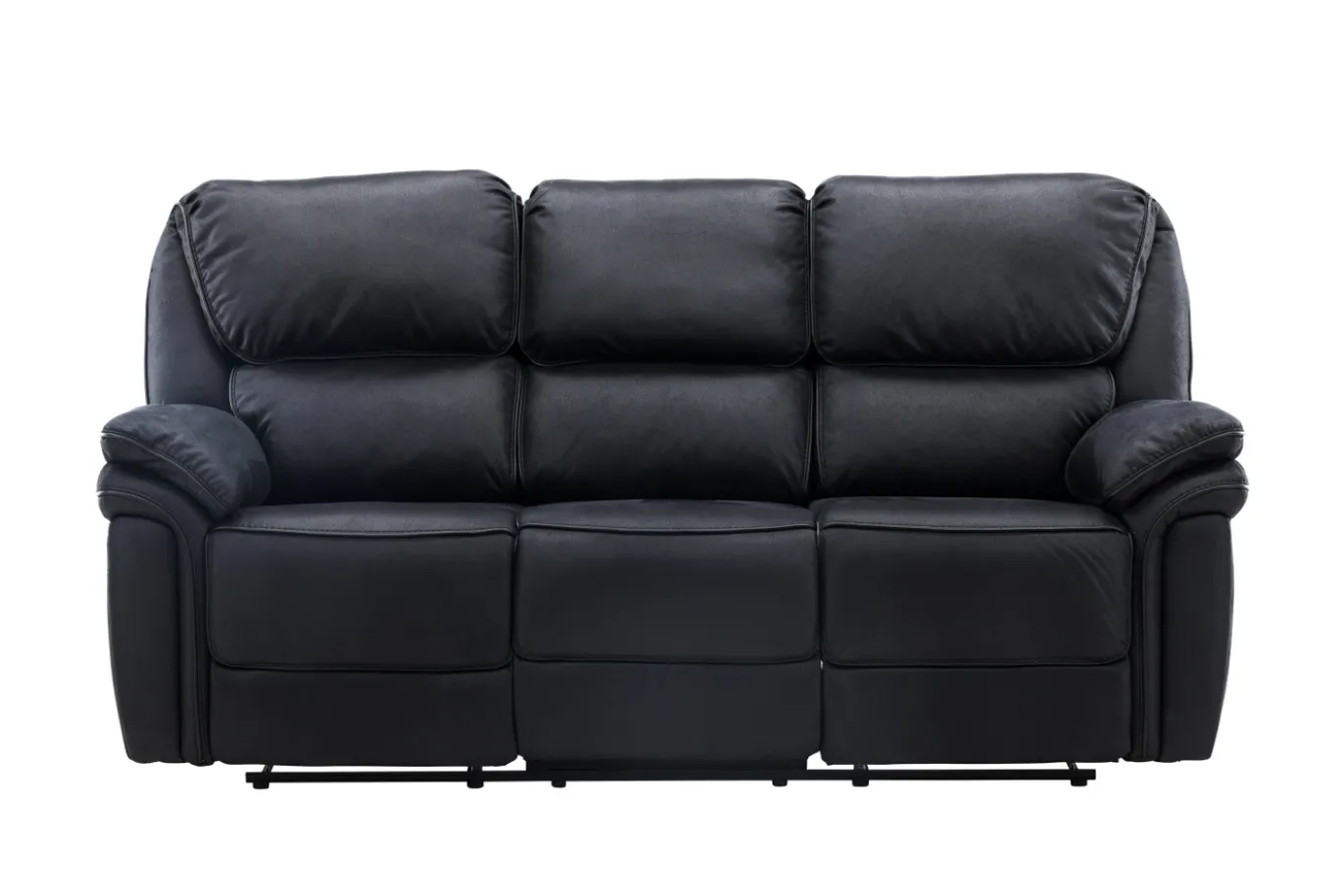 Fjôrd Relax Bank Saranda 3-zits Zwart Microfibre