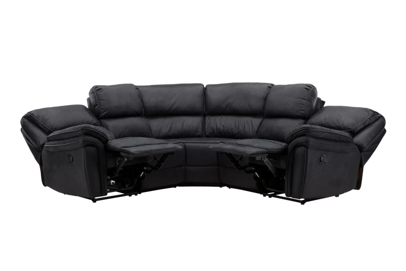 Fjôrd Relax Bank Saranda Zwart Microfibre