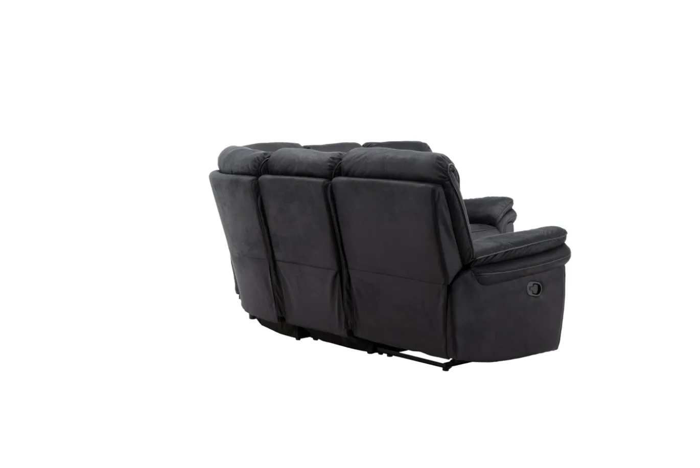 Fjôrd Relax Bank Saranda Zwart Microfibre