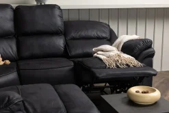 Fjôrd Relax Bank Saranda Zwart Microfibre