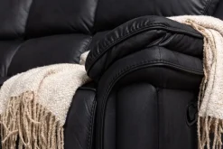 Fjôrd Relax Bank Saranda Zwart Microfibre