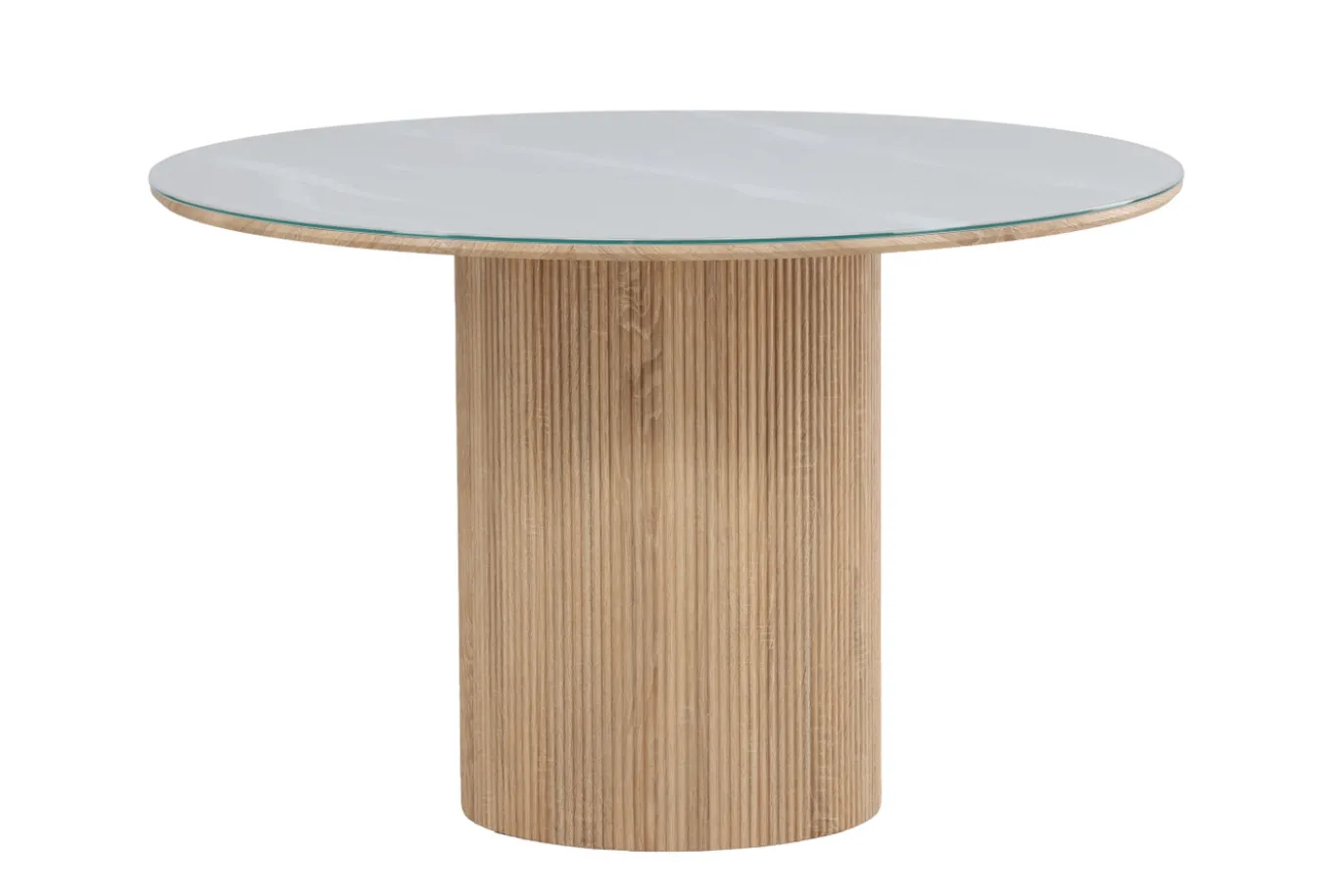 Fjôrd Ronde Eettafel Härön MDF Wit Ø120cm
