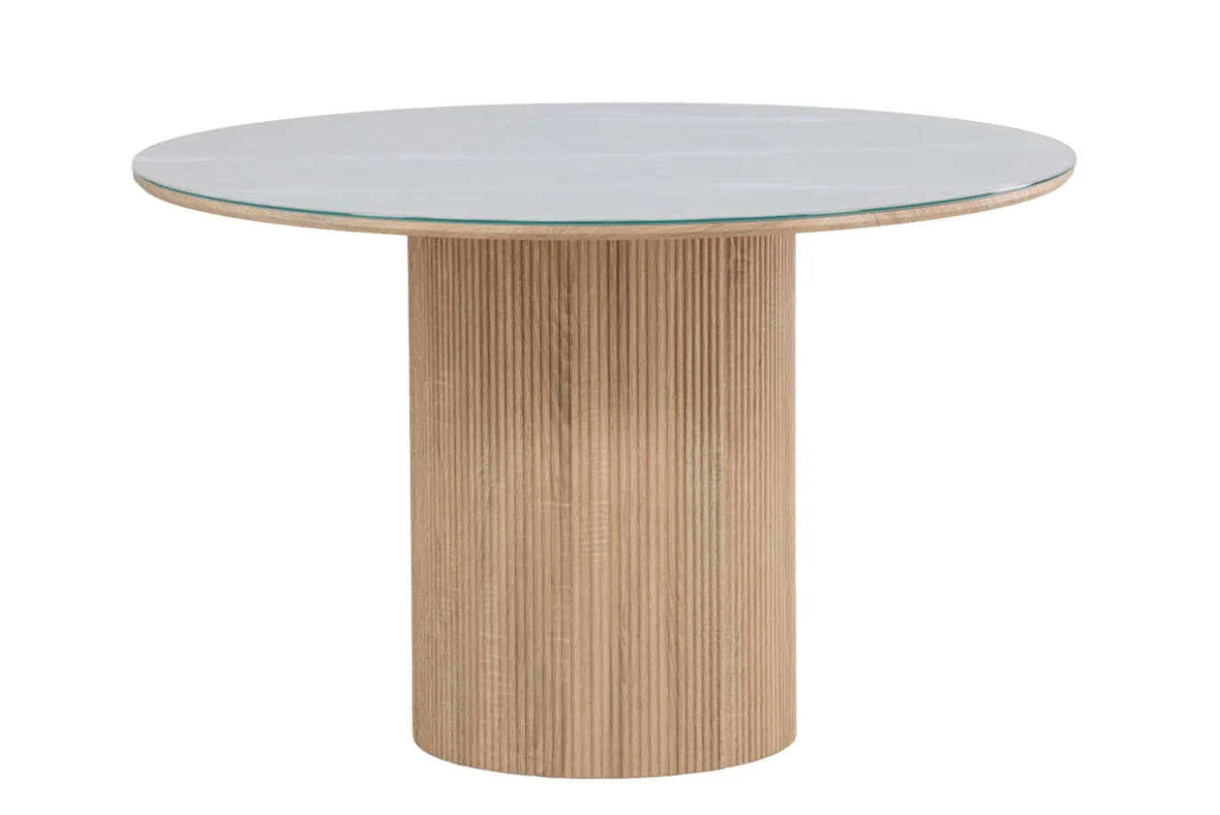 Fjôrd Ronde Eettafel Härön MDF Wit Ø120cm