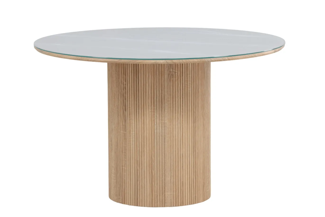 Fjôrd Ronde Eettafel Härön MDF Wit Ø120cm
