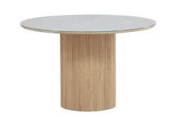 Fjôrd Ronde Eettafel Härön MDF Wit Ø120cm
