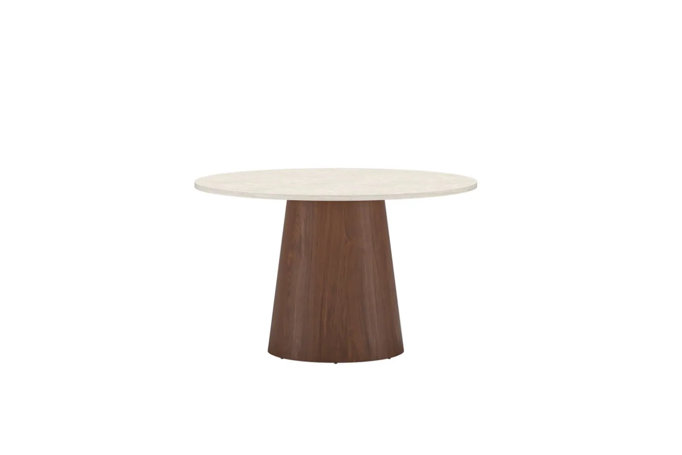 Fjôrd Ronde Eettafel Lanzo MDF Beige/Bruin ø120cm