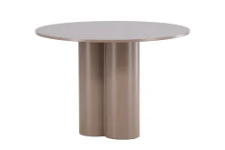 Fjôrd Ronde Eettafel Olivia MDF Donkerbruin Ø110cm