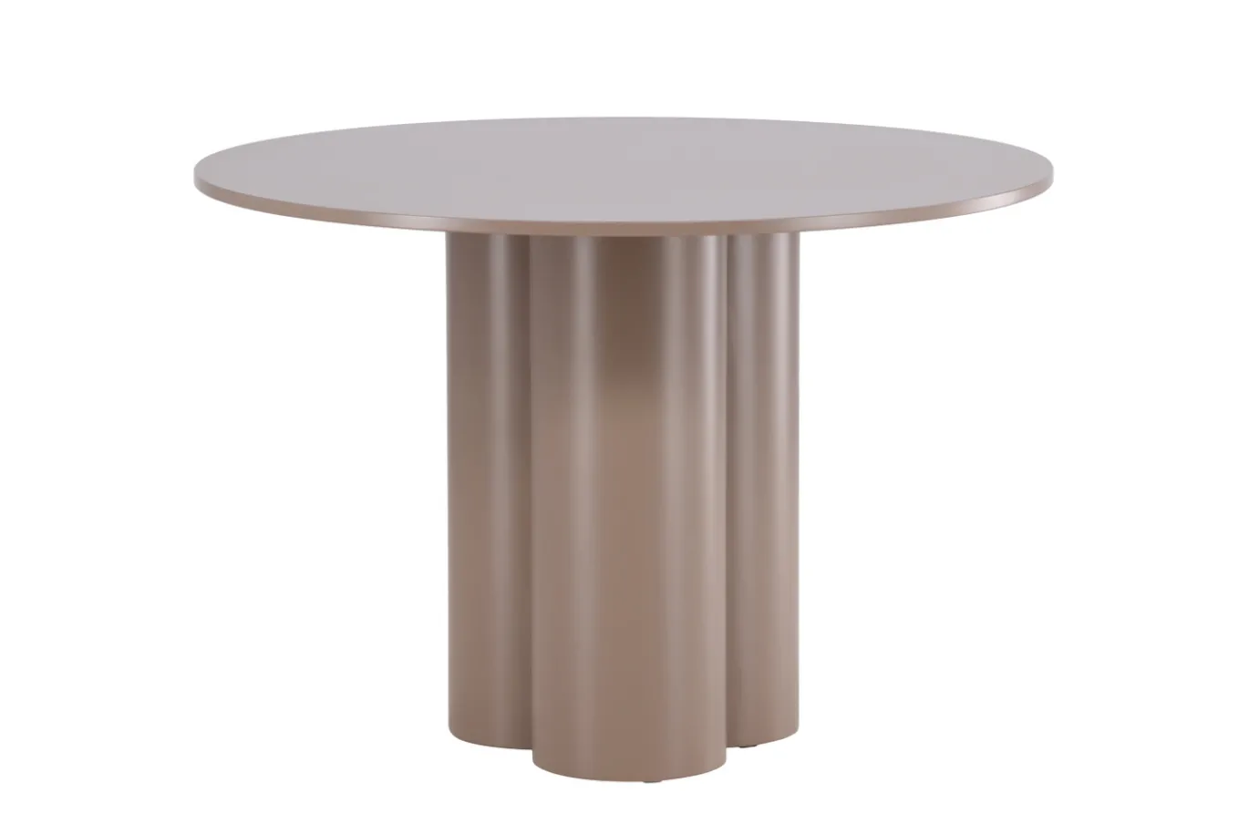 Fjôrd Ronde Eettafel Olivia MDF Donkerbruin Ø110cm