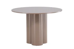 Fjôrd Ronde Eettafel Olivia MDF Donkerbruin Ø110cm