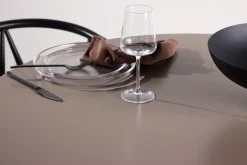 Fjôrd Ronde Eettafel Olivia MDF Donkerbruin Ø110cm