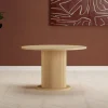 Fjôrd Ronde Eettafel Reko MDF Naturel ø120cm